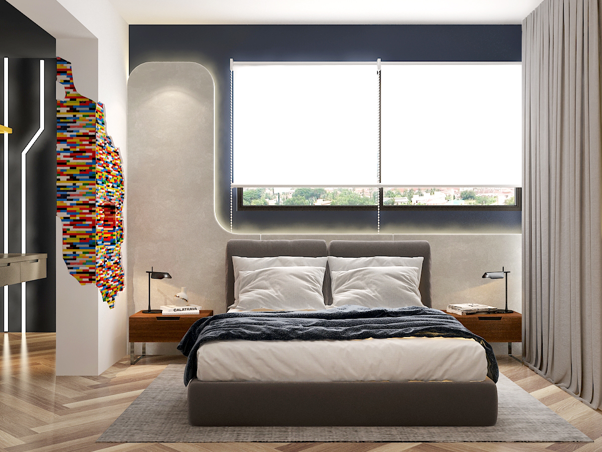 Sunpina master bedroom cabinetry, The Mansions